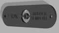 Whelen T-Ion Mounting Template